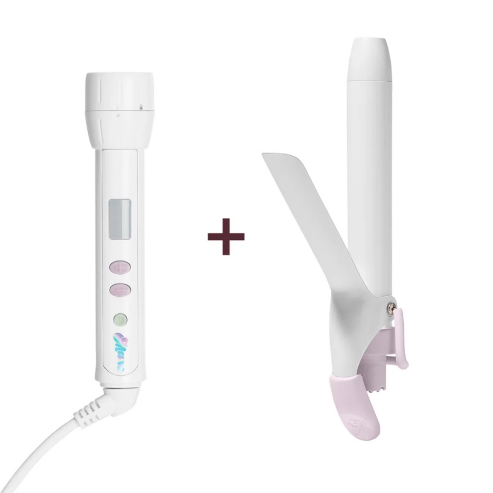 Mane 1” curling iron and the power bottom base